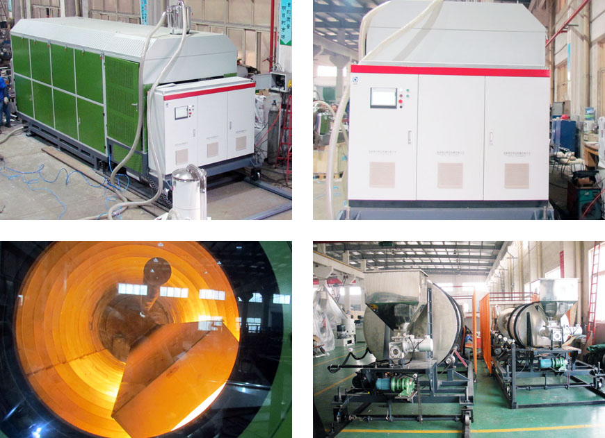 Infrared crystal dryer continuous processing