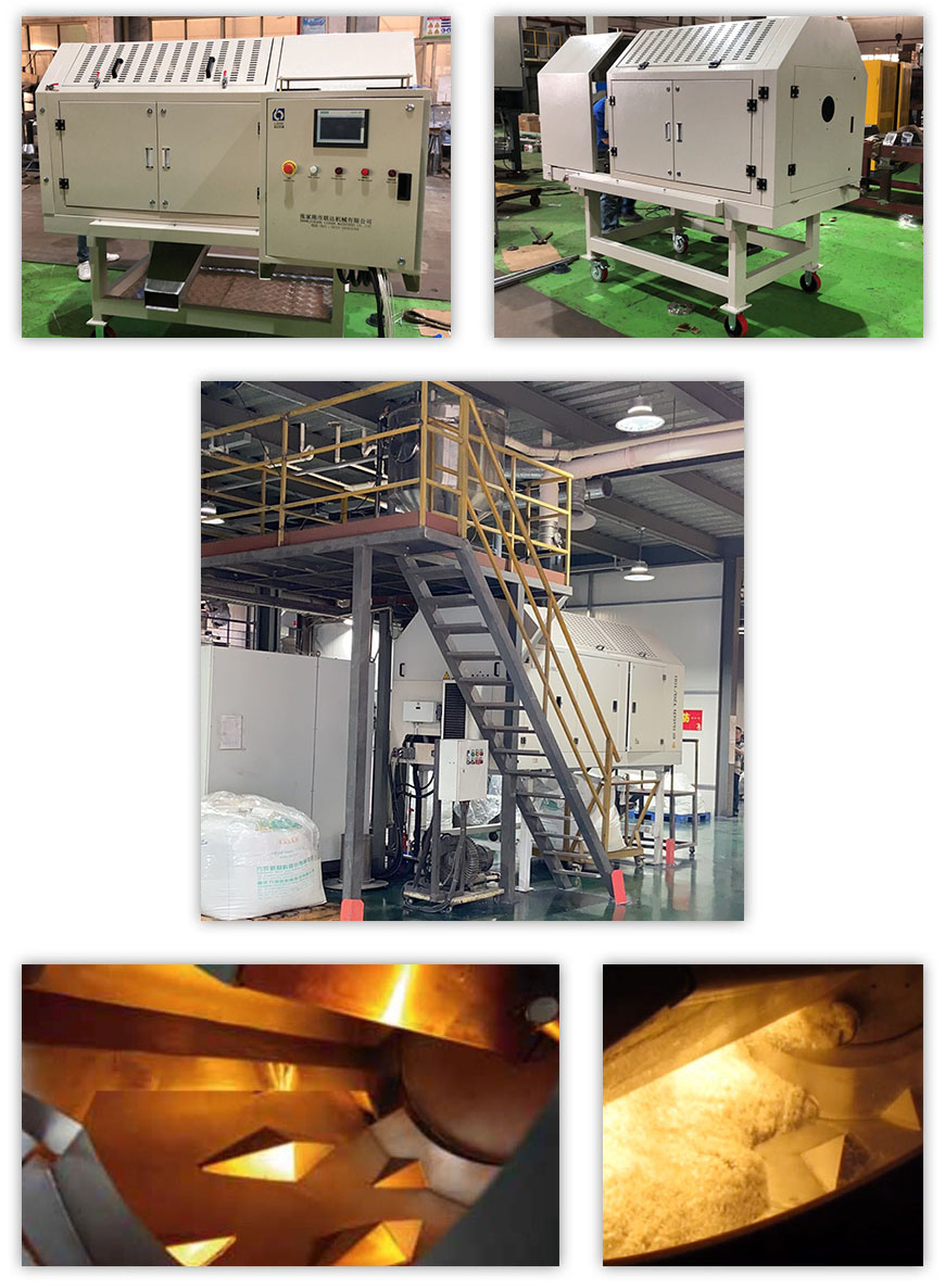 Infrared crystal dryer continuous processing